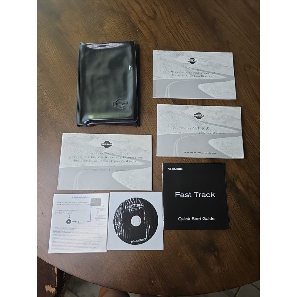 Nissan‎ Owners Manual Case Pouch Folio OEM Factory Original OEM